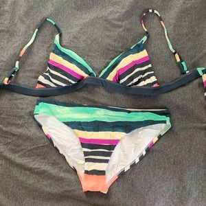 NWOT Dolce Vita Striped Bikini